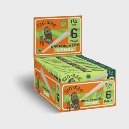 Zig-Zag | Organic Cones | 1 1/4 - Ejuicewarehouse