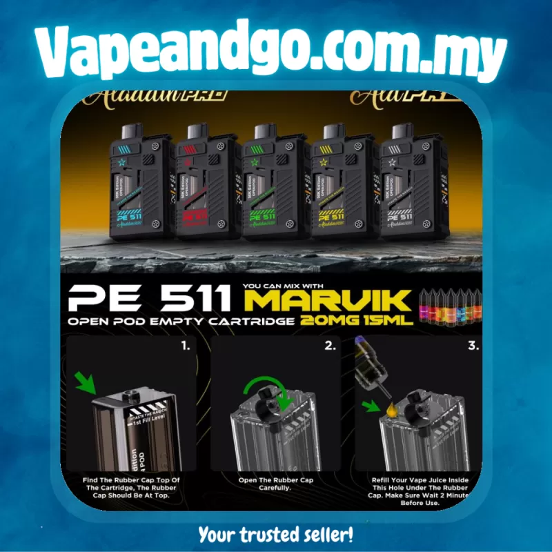 Aladdin Pro PE511 Starter Kit - Vapeandgo Com My - Image 2