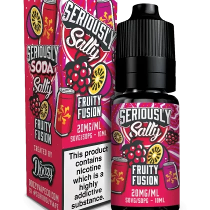 DOOZY SERIOUSLY SALTY FRUITY FUSION 10ML NIC SALT E-LIQUID