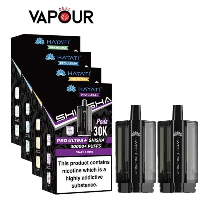 Hayati Pro Ultra Plus Shisha 30K Pods - Gum & Mint / Gum & Mint