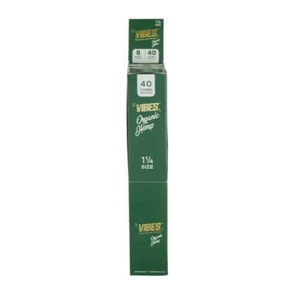 Vibes Cones – Organic Hemp : 1 1/4 40pk