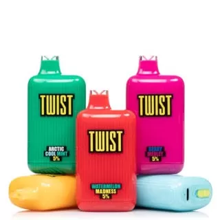 Twist 6000 Disposable - Vape Product; Arctic Cool Mint, Berry Medley