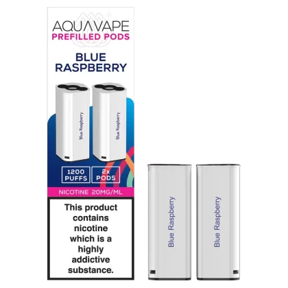 Blue Raspberry Aquavape 2in1 Pods - 20mg - Vape Product