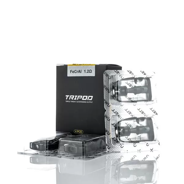 Uwell Tripod Replacement Pod Cartridge 2ml - Single, Pack of 4
