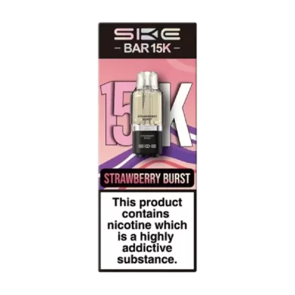 SKE Bar 15K Refill Pod Strawberry Burst - Nicotine Strength#20mg (8C6007)