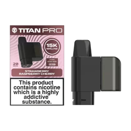 Titan Pro 15K Prefilled Pod Strawberry Raspberry Cherry