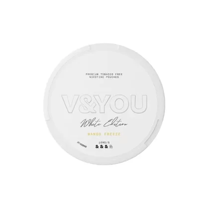 V&YOU 8,8 mg Nikotinbeutel White Edition – Genießen Sie 20 Beutel mit dem Kauf von 1 und erhalten Sie 1 Gratisangebot!