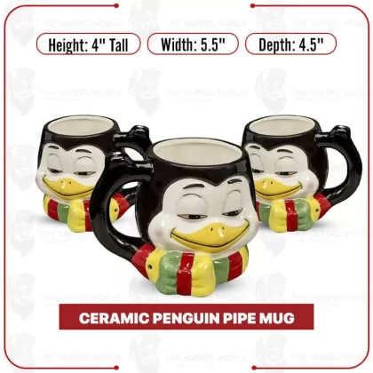Buy Stoned Penguin Ceramic Pipe Mug Online