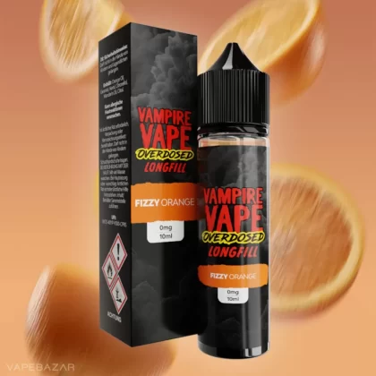 Vampire Vape Overdosed Longfill – Fizzy Orange 10ml