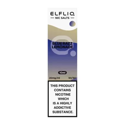 Elf Bar ElfLiq Blue Razz Lemonade Nic Salt Vape Juice 10ml