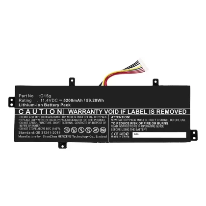 Batteries N Accessories BNA-WB-L13507 Laptop Battery – Li-ion, 11.4V, 5200mAh, Ultra High Capacity – Replacement for Thunderobot G15g Battery