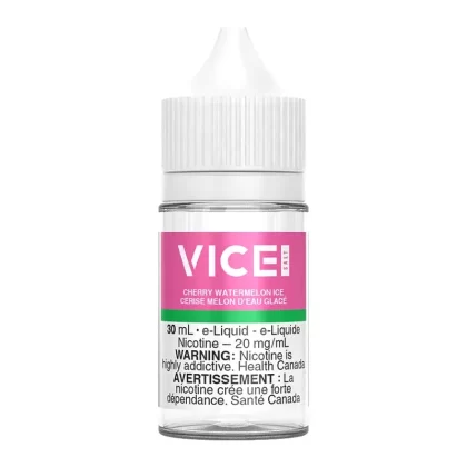 Vice Salt Nic E-Liquid – Cherry Watermelon Ice 30ml - Nicotine Strength#12mg/ml>20mg/ml