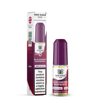 Bar Juice 5000 Blackberry Raspberry Nic Salt E-Liquid 5mg, 10mg & 20mg