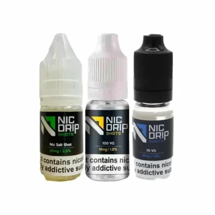 Nic Drip Shots Nic Salt 10ml E-Liquid | Just Only £1