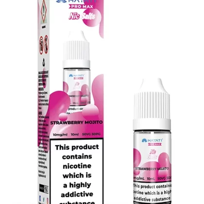 Hayati Pro Max Strawberry Mojito Nic Salt E-Liquid 10ml - 10mg