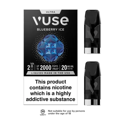 Blueberry Ice Vuse Ultra Smart Pod - Vapeshop Co