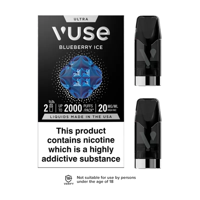 Blueberry Ice Vuse Ultra Smart Pod - Vapeshop Co