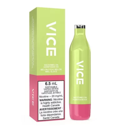 VICE 2500 – WATERMELON HONEYDEW ICE - Nicotine Strength#20 MG