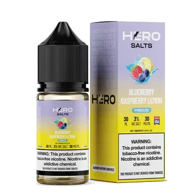 Blueberry Raspberry Lemon Freeze by Hero E-Liquid 30mL (Salts)