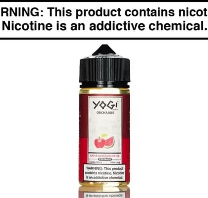 APPLE WATERMELON ICE BY YOGI ORCHARDS E-LIQUID 100ML - Vape Product, Vape Product