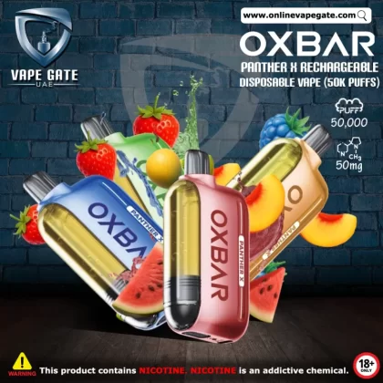 Oxbar Panther X Rechargeable Disposable Vape (50K Puffs) - Pina Colada / 20 mg