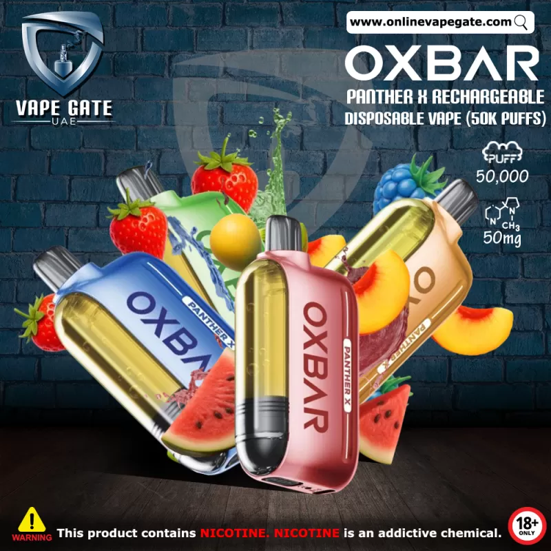 Oxbar Panther X Rechargeable Disposable Vape (50K Puffs) - Pina Colada / 20 mg