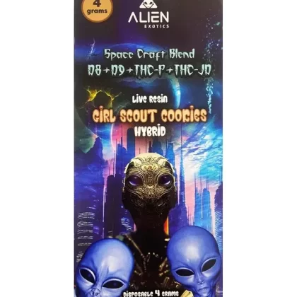 Girl Scout Cookies Alien Exotics 5Pace Craft Blend Live Resin Disposable 4G