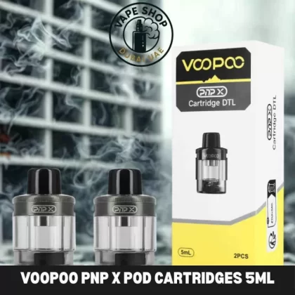 VOOPOO PnP X Pod Cartridges 5ml In Dubai - DTL- Black, DTL- Grey (214F57)