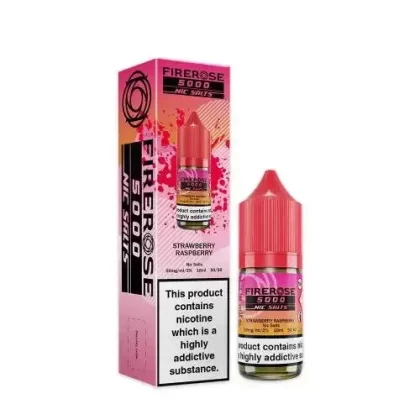 STRAWBERRY RASPBERRY NICOTINE SALT E-LIQUID BY FIREROSE 5000
