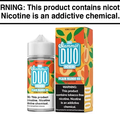 PEACH MANGO ICE BY SLAMMIN DUO 100ML - Vapejuice