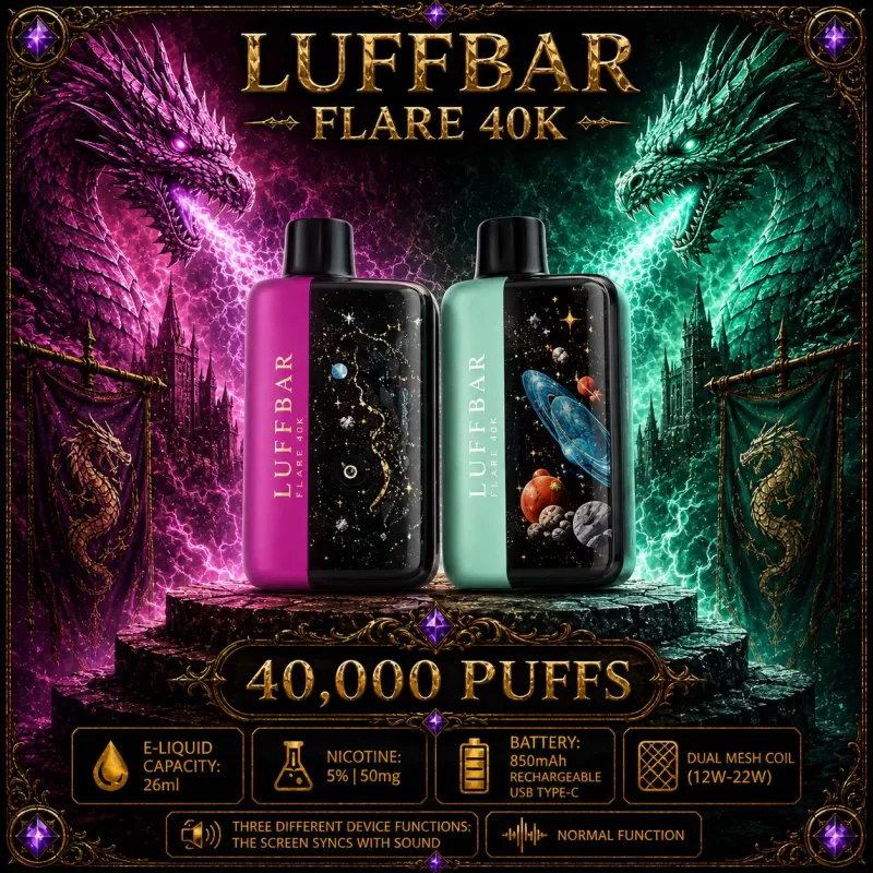 LUFFBAR Flare 40K - OMG! Smoothie (WHT Series)