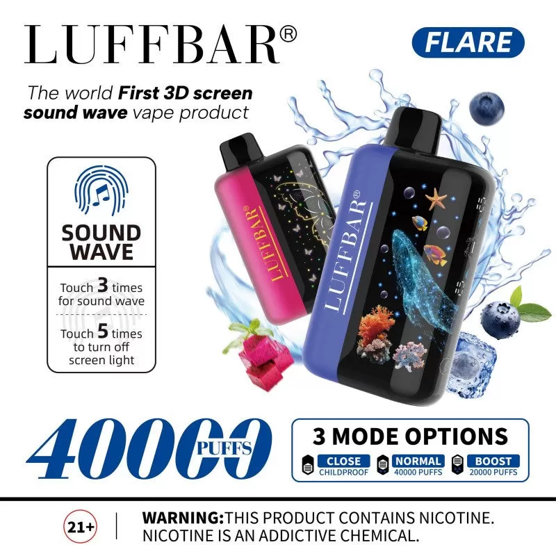 LUFFBAR Flare 40K - OMG! Smoothie (WHT Series) - Image 2