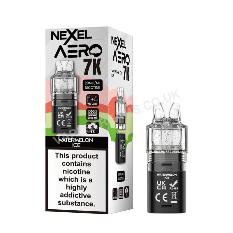 Nexel Aero 7K Watermelon Ice Pods - Vapestreams Co