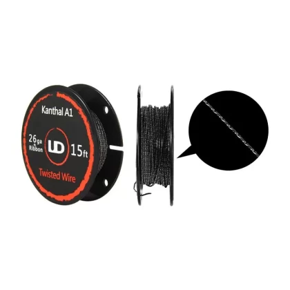 UD Kanthal A1 Twisted Wire - 0.2*2+*0.5*0.1*5m Twisted