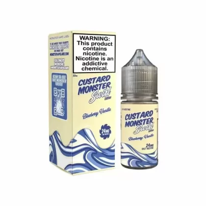 Custard Monster Swirl Salt Blueberry 30ml - Vape Product, Vape Product