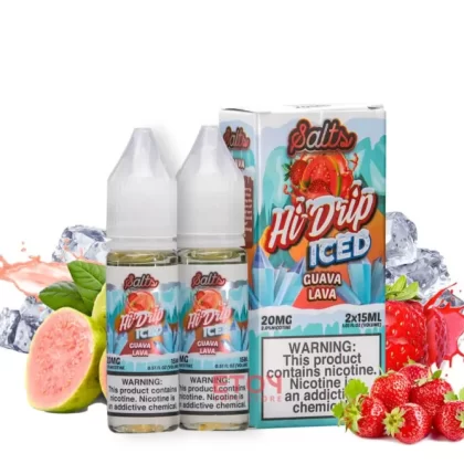 ICED GUAVA LAVA HI-DRIP SALTS 30ML - Vapebar Pk