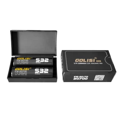 Golisi 20700 3200 mAh MAX 40A IMR Battery (Double Pack) - Vapecraftinc