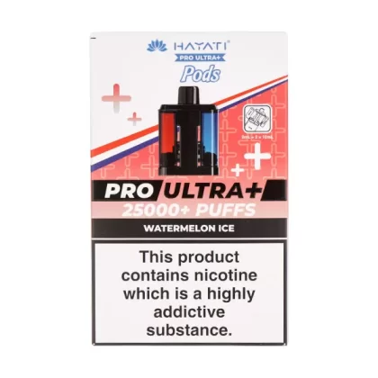 Watermelon Ice Pro Ultra Plus 25k Prefilled Pod + Refill by Hayati - Vapesuperstore Co