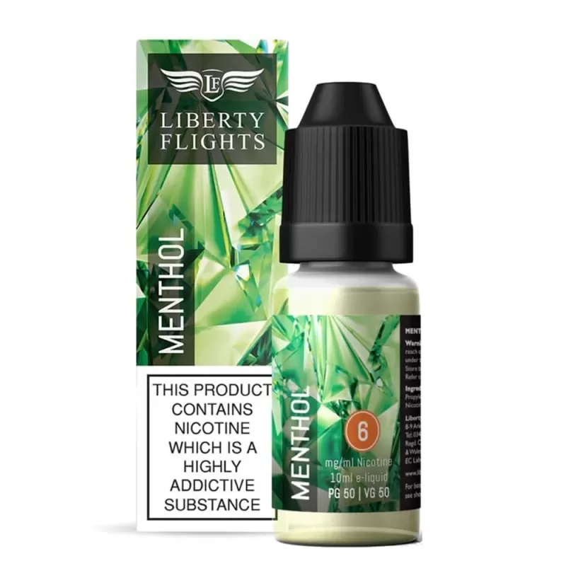Menthol E-Liquid by Liberty Flights (10ml) - 6mg