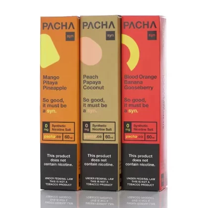 Pachamama Syn - No Nicotine Vape Juice - 60ml - Peach Papaya Coconut Cream
