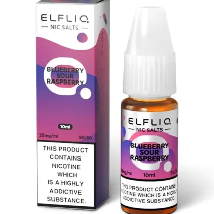 Blueberry Sour Raspberry Nic Salt E-Liquid - ElfLiq - 20mg - PG 50%