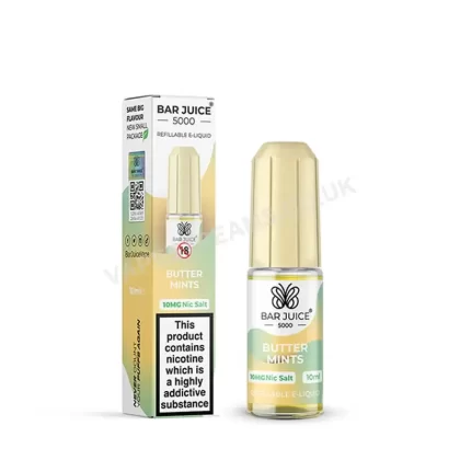 Bar Juice 5000 Butter Mints Nic Salt E-Liquid - Vapestreams Co