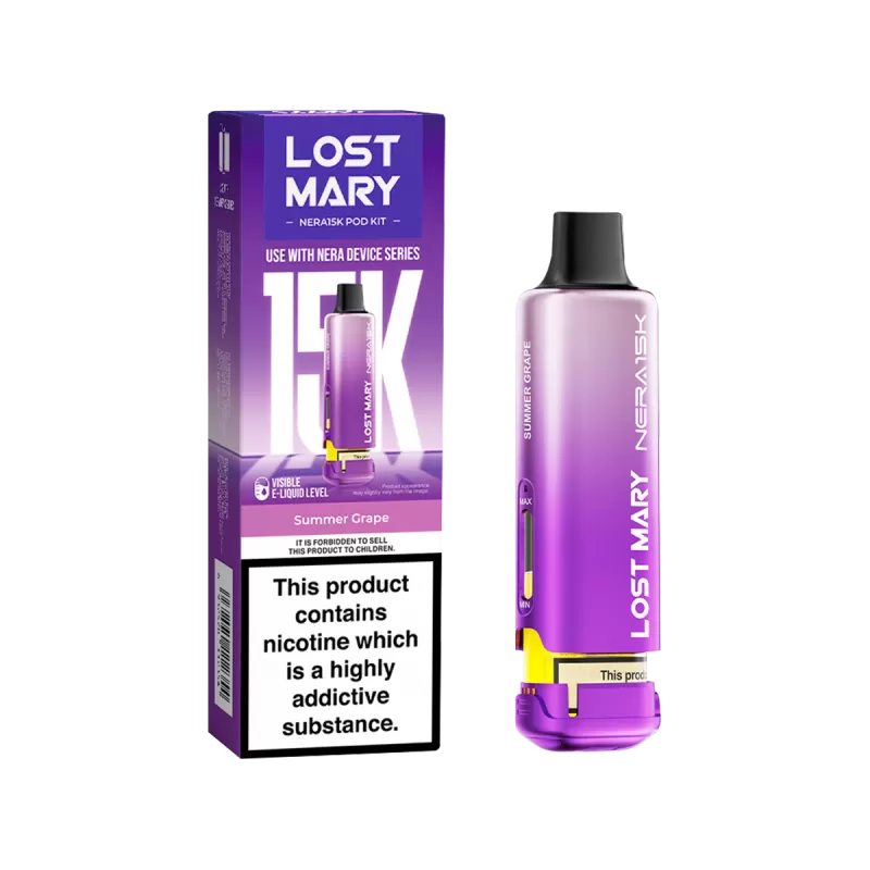 Summer Grape Lost Mary NERA15K Refill Pack - Vapeshop Co
