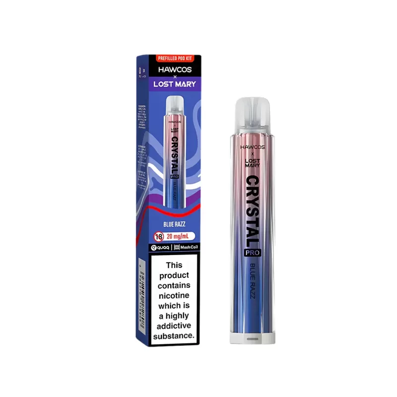Hawcos x Lost Mary Crystal Pro Prefilled Pod Kit - Lemon Lime - Image 3