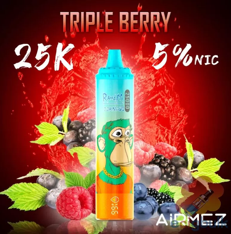 Airmez TORNADO 25K Disposable Vape | 25K Puffs, Smart Display - Image 3