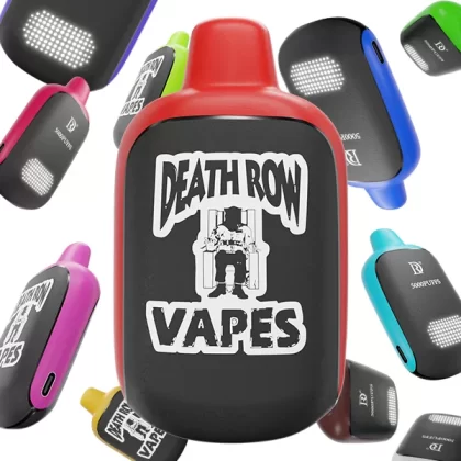Death Row Vapes Disposable | 5000 Puffs | 10.5mL | 50mg *** - Strawberry Melon 50mg