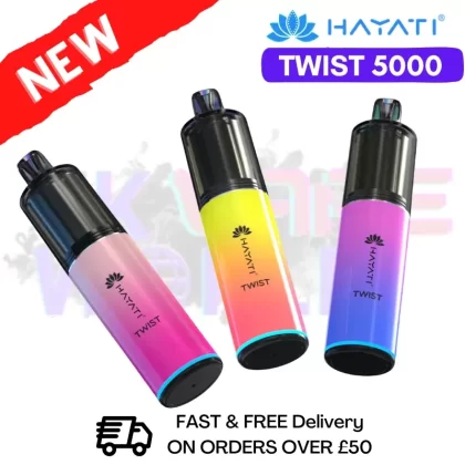 Hayati Twist 5000 Puff 5K Bar Disposable Kit – ONLY £2.00