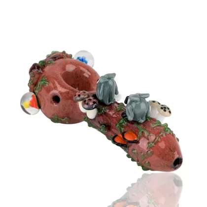 Empire Glassworks Hooties Forest Small Spoon Pipe – 4.5in - Ejuicewarehouse