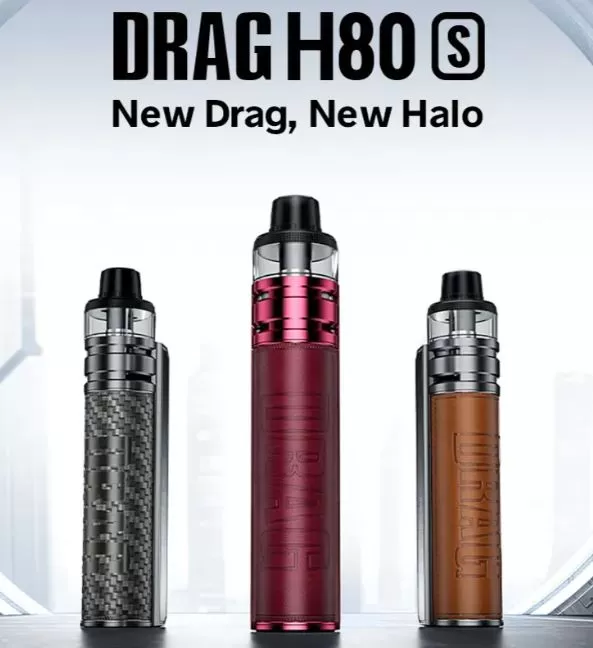 VOOPOO Drag H80S Mod Pod Kit (80W) - Gray Carbon Fiber - Image 2