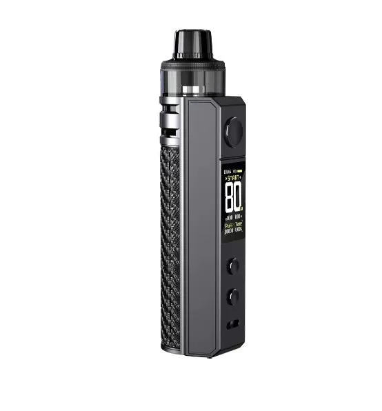 VOOPOO Drag H80S Mod Pod Kit (80W) - Gray Carbon Fiber - Image 3